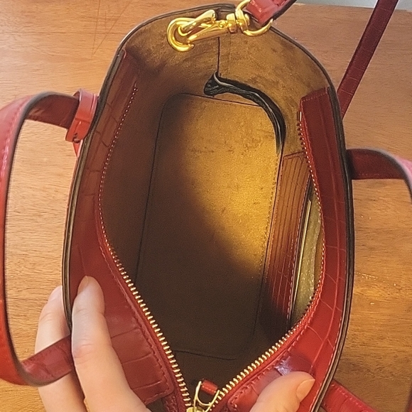 NWOT Ralph Lauren Leather Bag - Picture 3 of 9